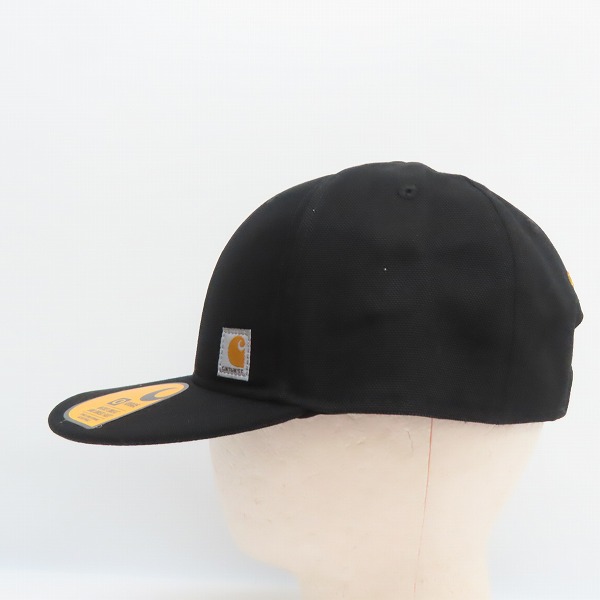 実際に弊社で買取させて頂いた(4)Carhartt/カーハート Firm Duck Flat Brim Cap ファームダック フラットブリム キャップ ブラック AH1604-M/OSFAの画像 2枚目