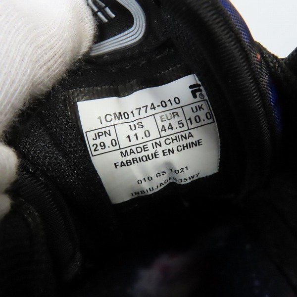 実際に弊社で買取させて頂いたFILA×atmos/フィラ×アトモス RENNO GALAXY/レノギャラクシー 1CM01774-010/29の画像 5枚目