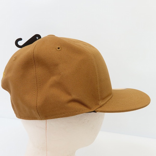 実際に弊社で買取させて頂いた(1)Carhartt/カーハート Firm Duck Flat Brim Cap ファームダック フラットブリム キャップ ブラウン AH1604-M の画像 3枚目