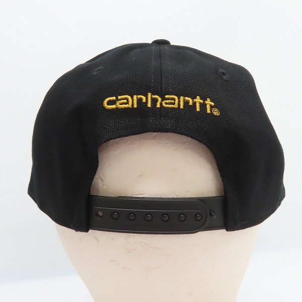 実際に弊社で買取させて頂いた(6)Carhartt/カーハート Firm Duck Flat Brim Cap ファームダック フラットブリム キャップ ブラック AH1604-M/OSFAの画像 4枚目