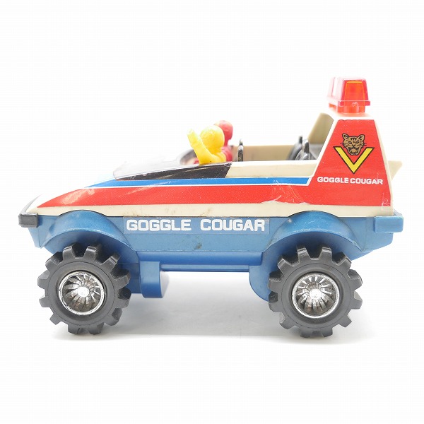 実際に弊社で買取させて頂いた【箱なし】ポピー 大戦隊ゴーグルファイブ 4WD ゴーグルクーガー/当時物の画像 2枚目