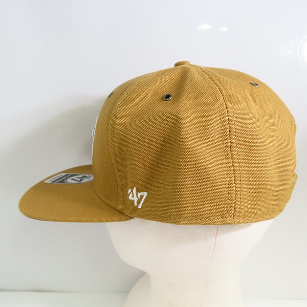 実際に弊社で買取させて頂いたcarhartt×Raiders×47/カーハート×レイダース NFL キャップ/帽子の画像 2枚目
