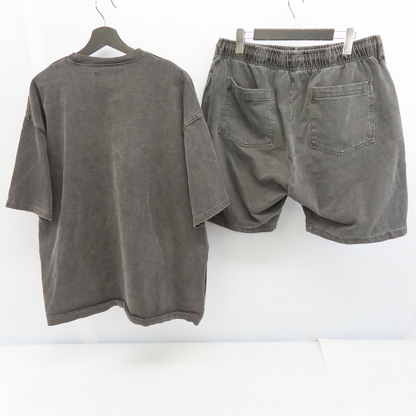 実際に弊社で買取させて頂いたatmos/アトモス PIGMENT DIE/ピグメント ダイ ショーツ/カットソー 2点セットの画像 1枚目