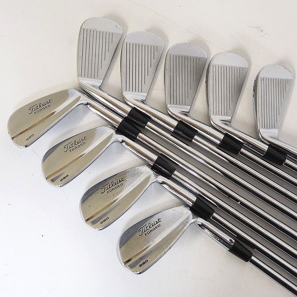 実際に弊社で買取させて頂いたTitleist/タイトリスト FORGED 680 フォージド アイアン ＃2～9,Pw 9本セット Dynamic Gold FLEX：X100の画像 2枚目