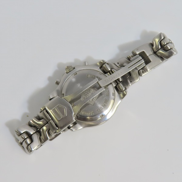 実際に弊社で買取させて頂いたTAG HEUER/タグホイヤー リンク クロノグラフ クォーツ 腕時計 CT1111【動作未確認】の画像 5枚目