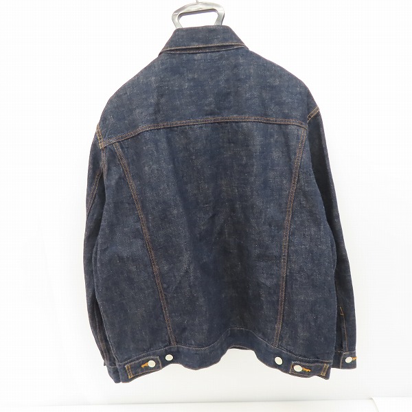 実際に弊社で買取させて頂いたCALEE/キャリー Vintage reproduct 3rd type denim jacket デニムジャケット CL-22AW020/Lの画像 1枚目