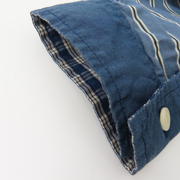 実際に弊社で買取させて頂いたPaul Smith/ポールスミス RED EAR/レッドイヤー ミックスアップシャツ 102651/Mの画像 5枚目