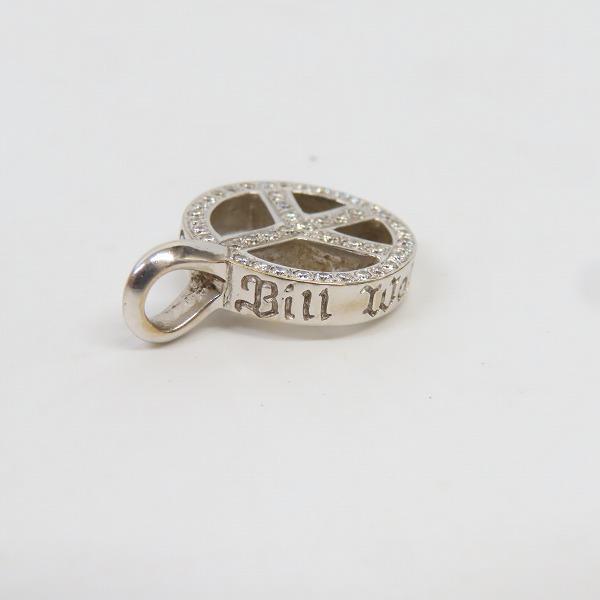 実際に弊社で買取させて頂いたBill Wall Leather/BWL/ビルウォールレザー ピースチャーム 18KWGの画像 4枚目