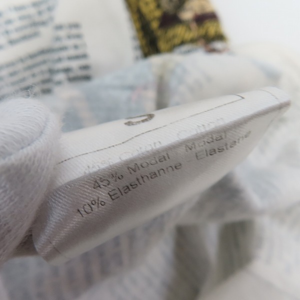 実際に弊社で買取させて頂いたJOHN GALLIANO/ジョンガリアーノ 英字 イラストプリント プルオーバー パーカー/Sの画像 4枚目