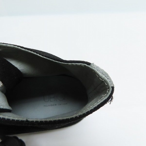 実際に弊社で買取させて頂いたNUMBER (N)INE×UBIQ/ナンバーナイン×ユービック ハイカットスニーカー 28.0の画像 4枚目