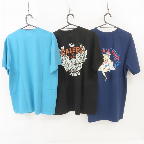 実際に弊社で買取させて頂いた【未使用】CALEE/キャリー 半袖Tシャツ 3点セットの画像 1枚目