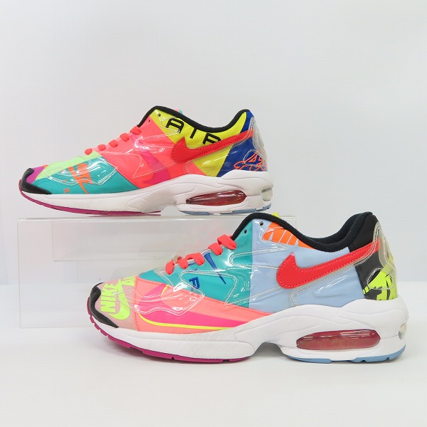 実際に弊社で買取させて頂いたNIKE×ATMOS/ナイキ×アトモス AIR MAX2 LIGHT QS/エアマックス2 ライトQS BV7406-001 27.5の画像 3枚目