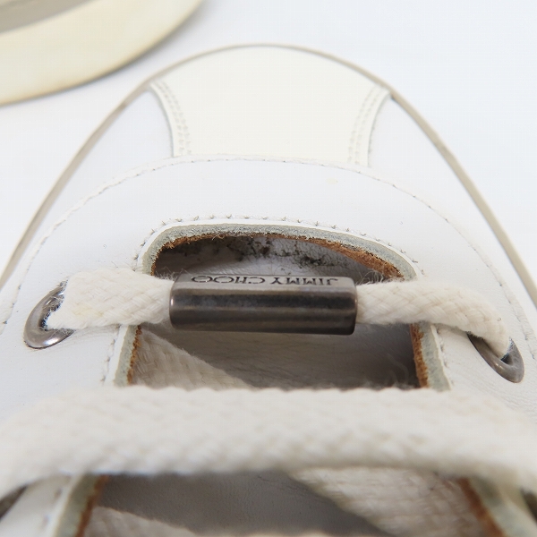 実際に弊社で買取させて頂いたJIMMY CHOO/ジミーチュウ スタースタッズ ハイカットスニーカー/45の画像 7枚目