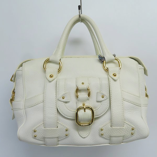 実際に弊社で買取させて頂いたCELINE/セリーヌ ブギーバッグ/ハンドバッグ ホワイト