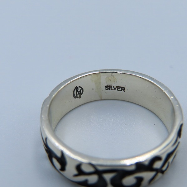 実際に弊社で買取させて頂いた【ギャラ付き】Bloody Mary/ブラッディマリー Thorn Black/ソーン リング 17号の画像 6枚目