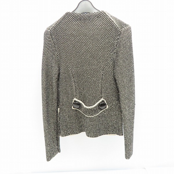 JPタグ】LOUIS VUITTON/ルイヴィトン ビッグボタン ノーカラー