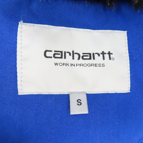 実際に弊社で買取させて頂いたCarhartt/カーハート TRAPPER PARKA/トラッパー パーカー 中綿 コート パープル/Sの画像 4枚目