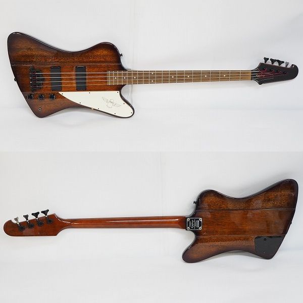 実際に弊社で買取させて頂いた★Epiphone/エピフォン Thunderbird IV/サンダーバード 4弦エレキベース  ソフトケース付の画像 1枚目