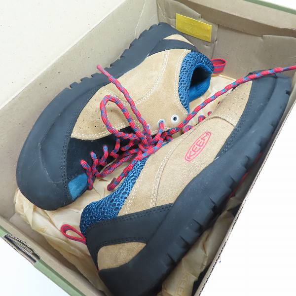 実際に弊社で買取させて頂いたKEEN/キーン JASPER ROCKS STARFISH/RACING RED ジャスパー トレッキング/スニーカー 1013301/27の画像 8枚目