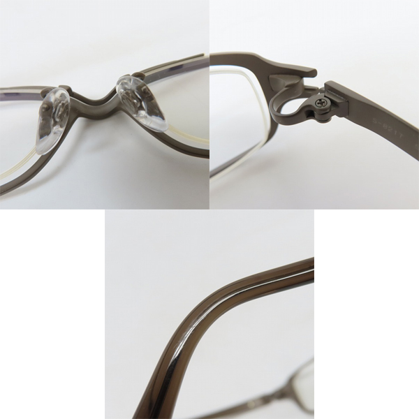 実際に弊社で買取させて頂いた999.9/フォーナインズ アイウェア/メガネフレーム S-821Tの画像 7枚目