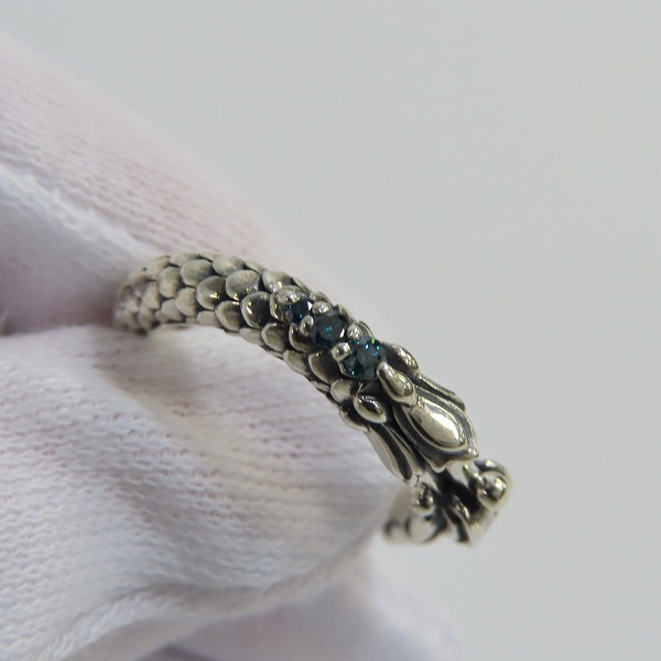 実際に弊社で買取させて頂いた【ギャラ付き】Bloody Mary/ブラッディマリー 青龍 w/ブルーダイアモンド 13号の画像 6枚目