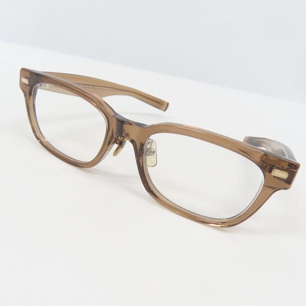 実際に弊社で買取させて頂いた999.9/フォーナインズ 眼鏡/メガネフレーム ライトブラウン NP-151