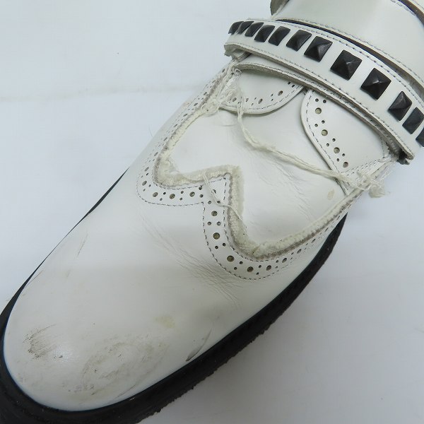 実際に弊社で買取させて頂いたHIROMU TAKAHARA/ヒロムタカハラ スタッズ ウィングチップシューズ 97010009/42の画像 7枚目