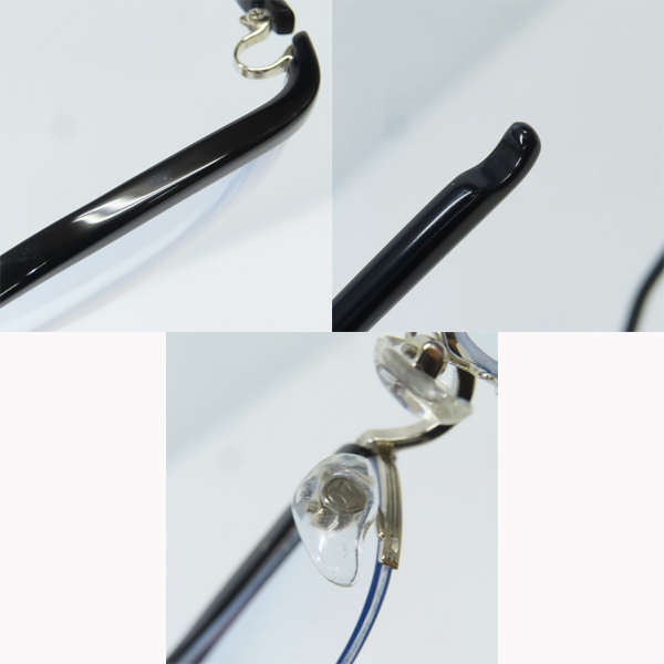 実際に弊社で買取させて頂いた999.9/フォーナインズ 度入り眼鏡/メガネフレーム M-18 6232の画像 8枚目