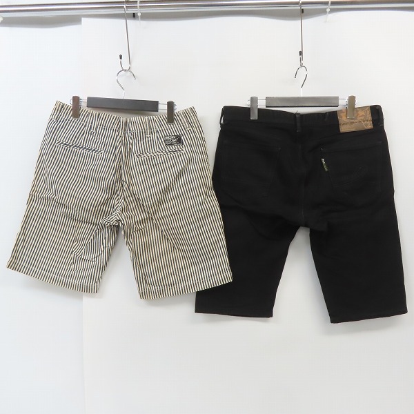 実際に弊社で買取させて頂いたBackChannel/バックチャンネル デニム ハーフパンツ/ショートパンツ/M 2点セットの画像 1枚目