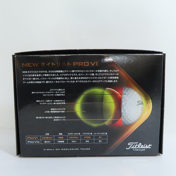 実際に弊社で買取させて頂いた(5)【未使用/オウンネーム】Titleist/タイトリスト PRO V1 ゴルフボール 1ダースの画像 4枚目