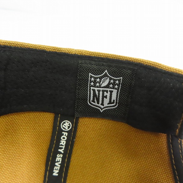 実際に弊社で買取させて頂いたcarhartt×Raiders×47/カーハート×レイダース NFL キャップ/帽子の画像 8枚目