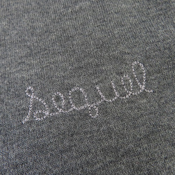 実際に弊社で買取させて頂いたFRAGMENT DESIGN ×SEQUEL×JOHN SMEDLEY ロングスリーブニット チャコール JS LH-S Ⅱ/Sの画像 4枚目