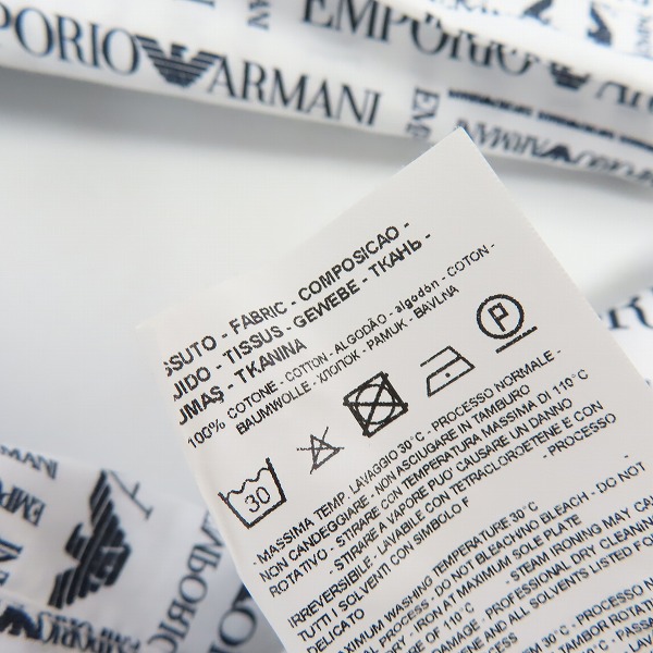 実際に弊社で買取させて頂いたEMPORIO ARMANI/エンポリオアルマーニ 総柄長袖シャツ/XXLの画像 4枚目