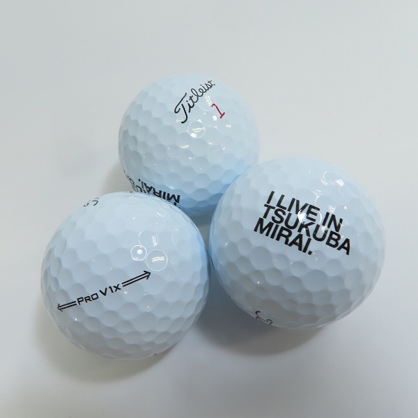 実際に弊社で買取させて頂いた(2)【未使用/オウンネーム】Titleist/タイトリスト PRO V1x ゴルフボール 1ダースの画像 2枚目