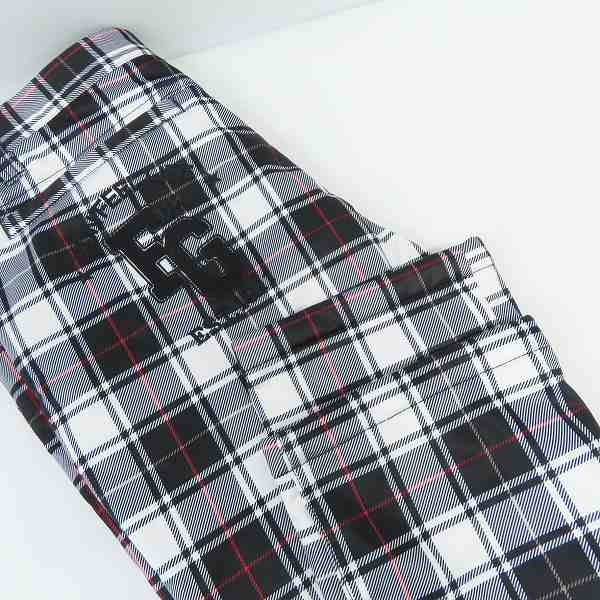 実際に弊社で買取させて頂いたFILA/フィラ FUN FEEL LIFE ゴルフウェア チェック ジャケット/パンツ セットアップ/Mの画像 8枚目