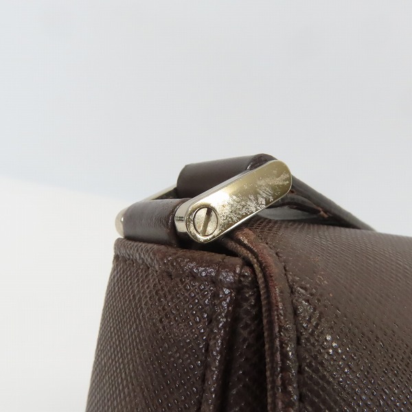 実際に弊社で買取させて頂いたBURBERRY/バーバリー レザー ハンドバッグ 裏地ノバチェック の画像 6枚目