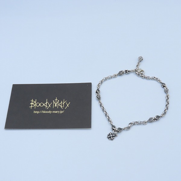 実際に弊社で買取させて頂いた【ギャラ付】Bloody Mary/ブラッディマリー 2017 Mermaid Anniversary/マーメイドアニバーサリー アンクレット w/ダイヤモンドの画像 9枚目