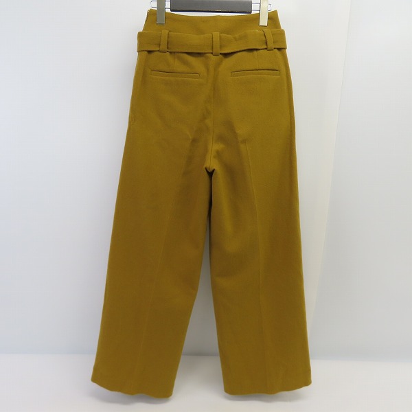 実際に弊社で買取させて頂いたBEAUTY＆YOUTH UNITED ARROWS/ビューティ&ユース ユナイテッドアローズ フラノ ベルト タック ワイドパンツ/Sの画像 1枚目