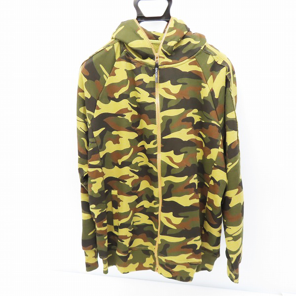 実際に弊社で買取させて頂いたHYDROGEN/ハイドロゲン カモフラ柄 ジップアップパーカー/XLの画像 1枚目