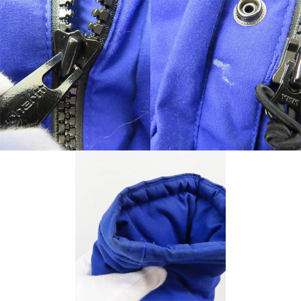 実際に弊社で買取させて頂いたCarhartt/カーハート TRAPPER PARKA/トラッパー パーカー 中綿 コート パープル/Sの画像 8枚目