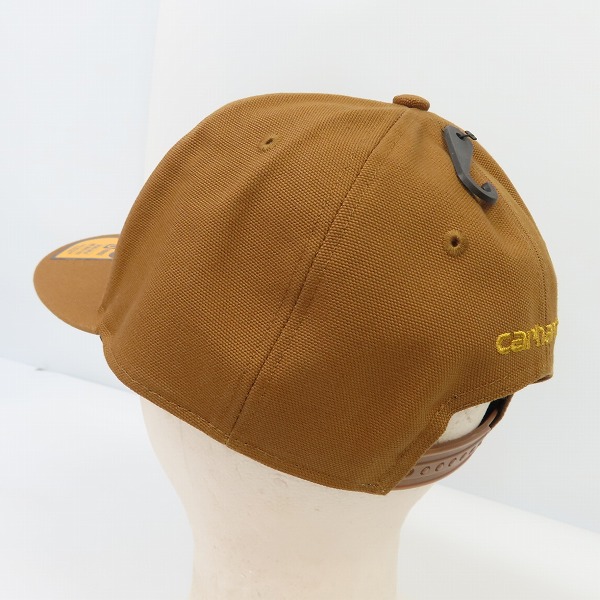 実際に弊社で買取させて頂いた(2)Carhartt/カーハート Firm Duck Flat Brim Cap ファームダック フラットブリム キャップ ブラウン AH1604-M の画像 1枚目