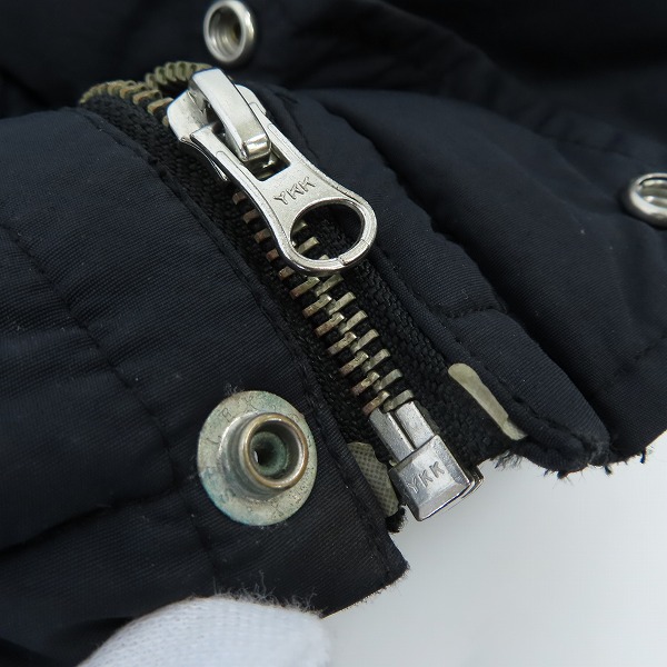 実際に弊社で買取させて頂いたHEAD PORTER PLUS/ヘッドポータープラス レザーヨーク ジップアップジャケット/Mの画像 6枚目