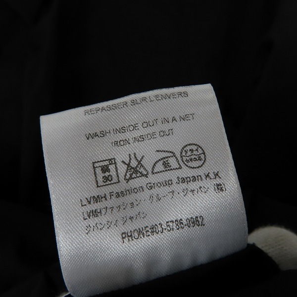 実際に弊社で買取させて頂いた【JPタグ】GIVENCHY/ジバンシィ 16A/W フェイクファスナー装飾 ドレスシャツ16F 6033 300/38の画像 5枚目