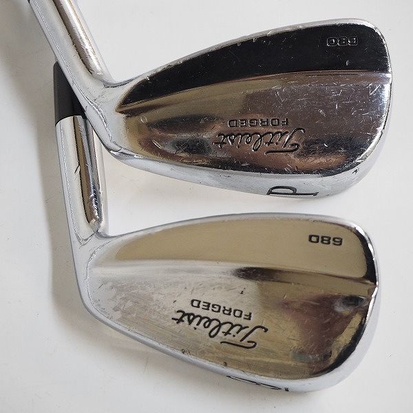 実際に弊社で買取させて頂いたTitleist/タイトリスト FORGED 680 フォージド アイアン ＃2～9,Pw 9本セット Dynamic Gold FLEX：X100の画像 4枚目