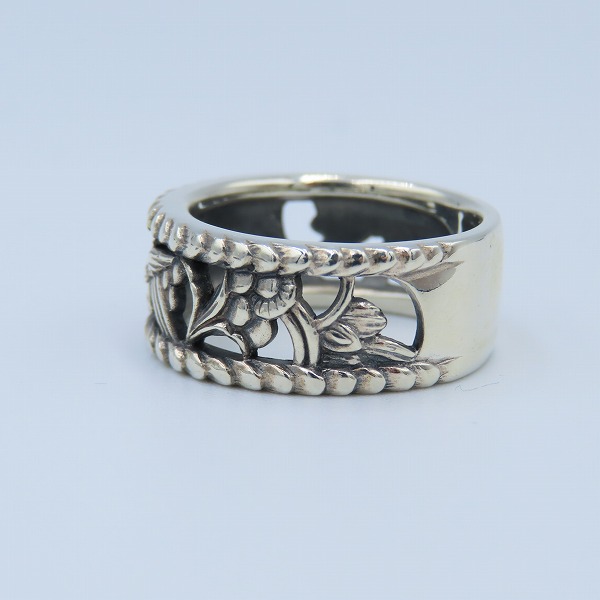 実際に弊社で買取させて頂いた【ギャラ付き】Bloody Mary ブラッディマリー 仏光万華鏡 Buddhist Lamp Ring S リング/15号の画像 2枚目