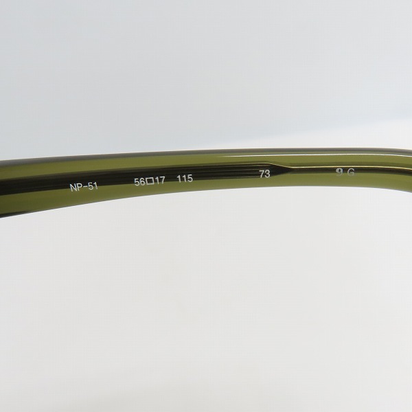 実際に弊社で買取させて頂いた999.9/フォーナインズ メガネフレーム NP-51の画像 6枚目