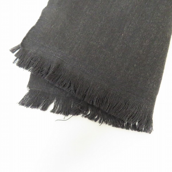 実際に弊社で買取させて頂いたEMPORIO ARMANI/エンポリオアルマーニ ロゴ入り ウールマフラー の画像 8枚目