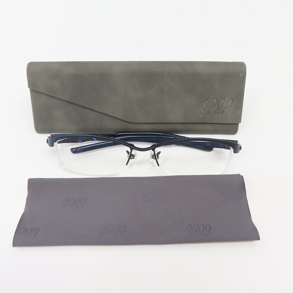 実際に弊社で買取させて頂いた999.9/フォーナインズ TITANIUM/チタン 眼鏡/メガネフレーム S-841T の画像 9枚目