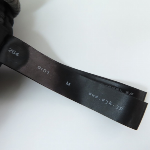 実際に弊社で買取させて頂いたWJK/ダブルジェイケイ リブ付き レザージャケット/ブルゾン 264 dr01/Mの画像 2枚目