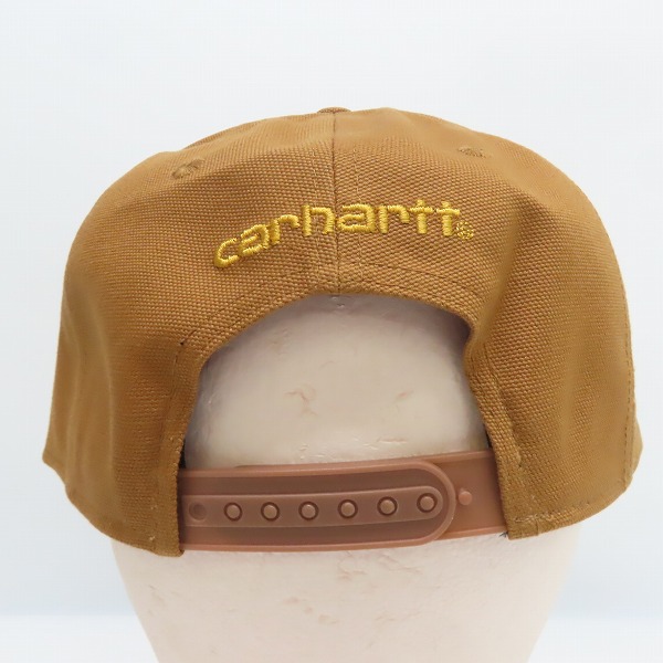 実際に弊社で買取させて頂いた(3)Carhartt/カーハート Firm Duck Flat Brim Cap ファームダック フラットブリム キャップ ブラウン AH1604-M/OSFAの画像 4枚目